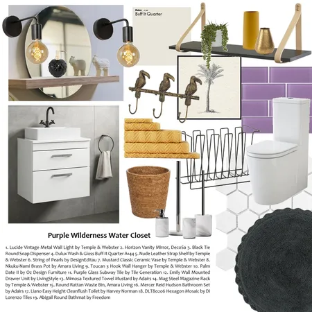 Bathroom Interior Design Mood Board by BlueSwallowDesigns on Style Sourcebook