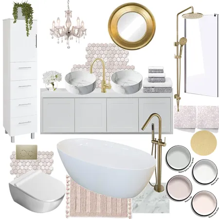 LUXE BATH Interior Design Mood Board by YANNII on Style Sourcebook