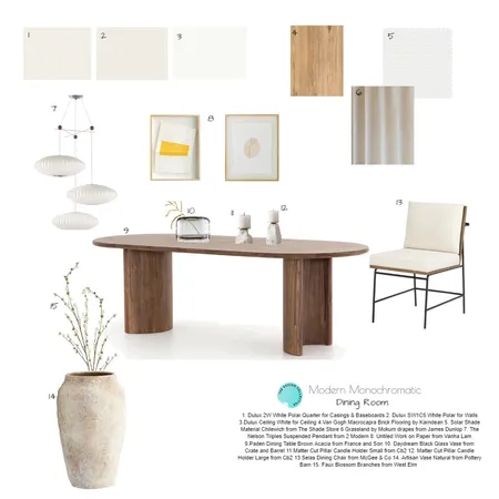 Dining Room Schedule Interior Design Mood Board by laura13 on Style Sourcebook