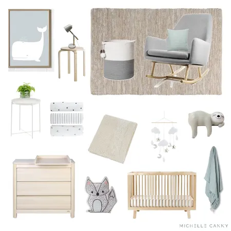 Nursery Design Interior Design Mood Board by Michelle Canny Interiors on Style Sourcebook