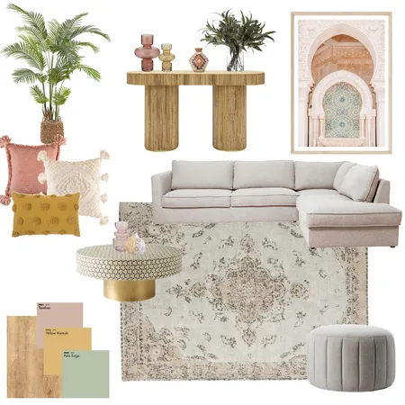 Moroccan Living Room Interior Design Mood Board by Eliza Grace Interiors on Style Sourcebook