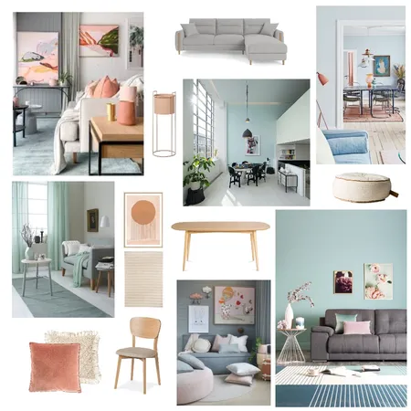 Accented Analogous - Scandinavian Interior Design Mood Board by Lisa Fleming on Style Sourcebook