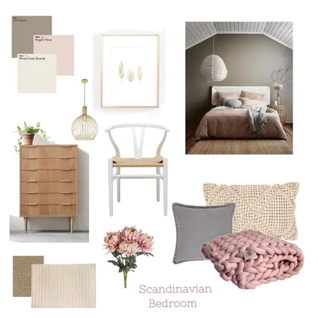 Draft - Scandinavian Bedroom Interior Design Mood Board by Lisa Fleming on Style Sourcebook