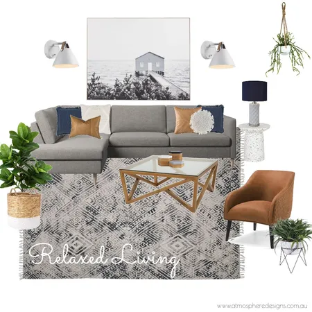 Relaxed Livingroom Interior Design Mood Board by Atmosphere Designs on Style Sourcebook