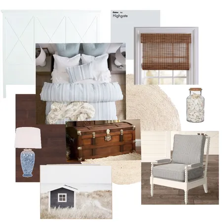 Coastal bedroom Interior Design Mood Board by Magpiedesigns on Style Sourcebook