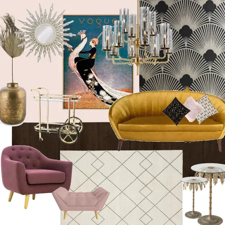 Modern Art Deco Interior Design Mood Board by melhigman on Style Sourcebook