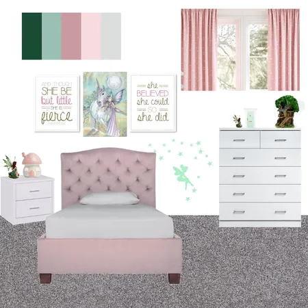Girls Fairy Bedroom Interior Design Mood Board by KristenB on Style Sourcebook