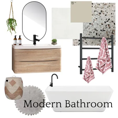Modern Bathroom Interior Design Mood Board by CasTilbrook on Style Sourcebook