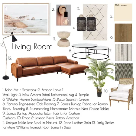 Living Room | Mod 9 Interior Design Mood Board by CJR - Interior Consultant on Style Sourcebook