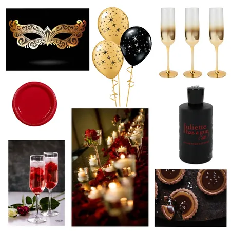 Masquarade Perfume Party Interior Design Mood Board by G3ishadesign on Style Sourcebook