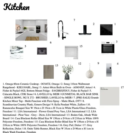 KITCHEN MOOD BOARD Interior Design Mood Board by Cristinella on Style Sourcebook