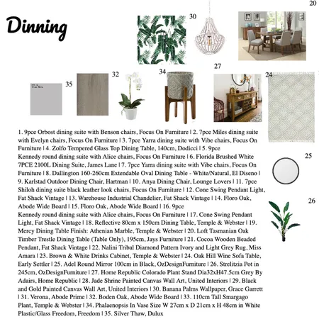 Dinning Mood Board Interior Design Mood Board by Cristinella on Style Sourcebook