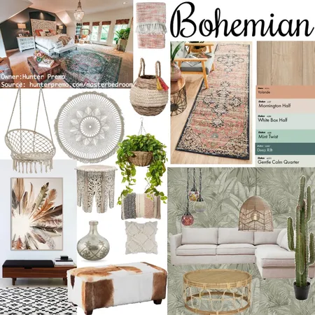 BOHEMIAN Interior Design Mood Board by bellemurphybowen on Style Sourcebook
