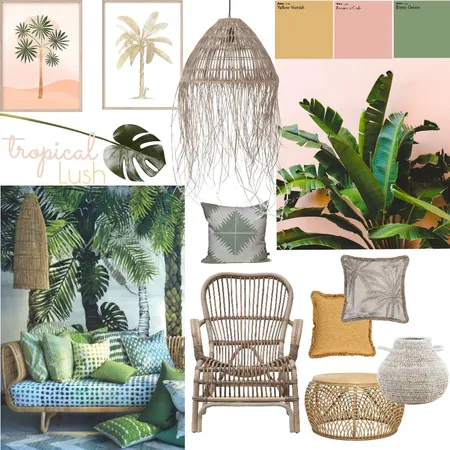 Tropical Lush Interior Design Mood Board by Niki Mayan on Style Sourcebook