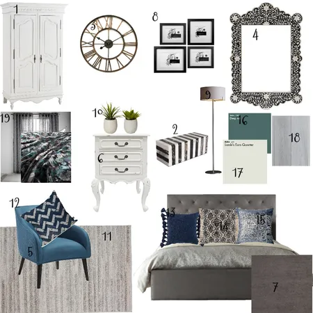 Guest Bedroom Interior Design Mood Board by Mandy32 on Style Sourcebook