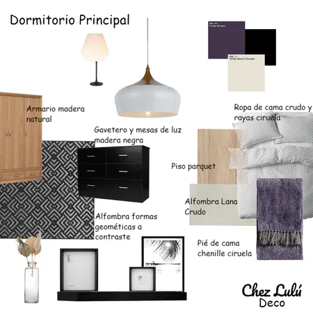 Dormitorio Interior Design Mood Board by Chez Lulú Deco on Style Sourcebook