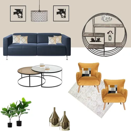 Living Space Interior Design Mood Board by Reveur Decor on Style Sourcebook