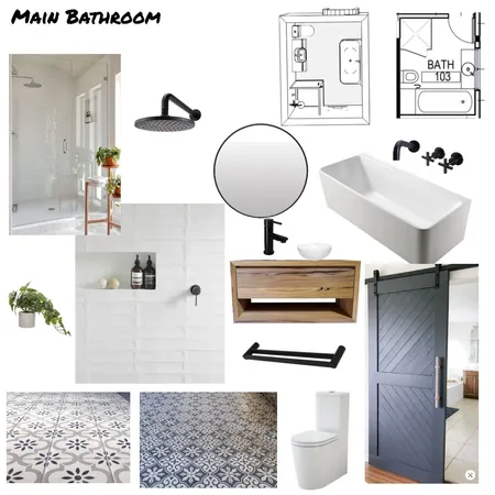 Main Bathroom Interior Design Mood Board by sallymcmac on Style Sourcebook