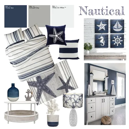 Nautical Interior Design Mood Board by TamaraK on Style Sourcebook