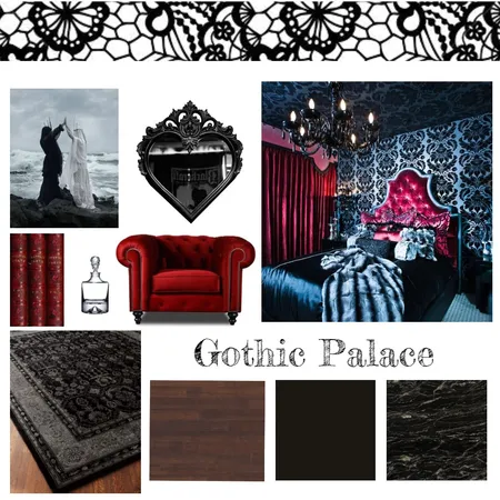 Gothic Mood Board Interior Design Mood Board by Natalie Brazel on Style Sourcebook