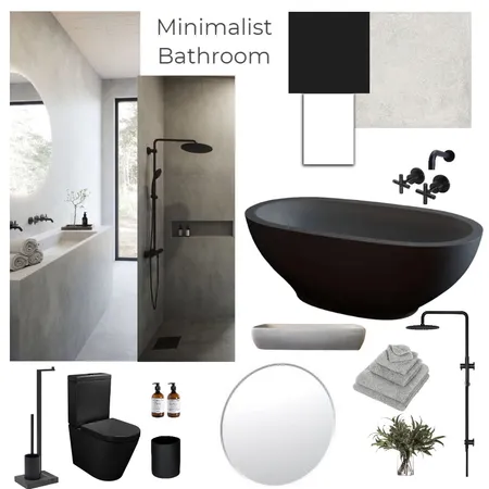 Minimal Bathroom Interior Design Mood Board by Hadees.ko on Style Sourcebook
