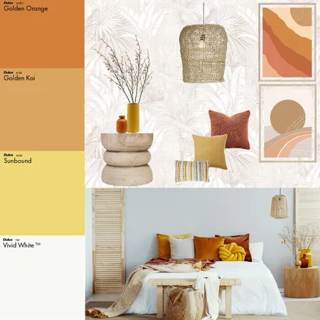 Orange & Yellow Interior Design Mood Board by Fresh Start Styling & Designs on Style Sourcebook