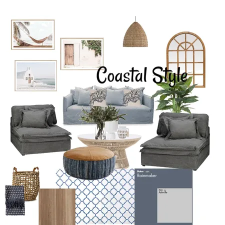 coastal  Room Interior Design Mood Board by farmehtar on Style Sourcebook