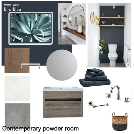 Dickson powder room renovation Interior Design Mood Board by Melissa Welsh on Style Sourcebook
