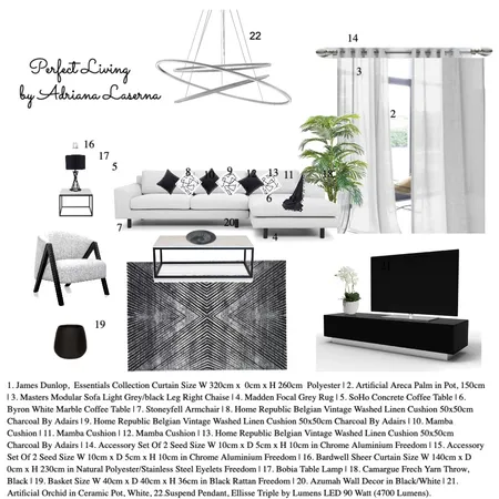 Perfect Living Interior Design Mood Board by Adrianatabet on Style Sourcebook