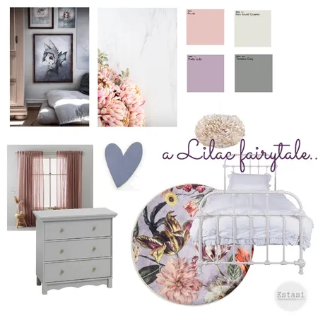 Lilac girls room Interior Design Mood Board by Estasi Interior on Style Sourcebook