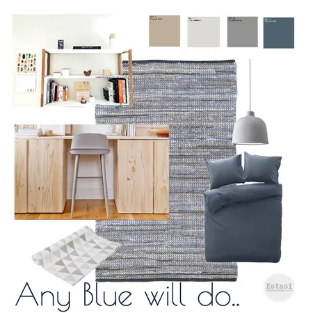 Any Blue will do.. Interior Design Mood Board by Estasi Interior on Style Sourcebook