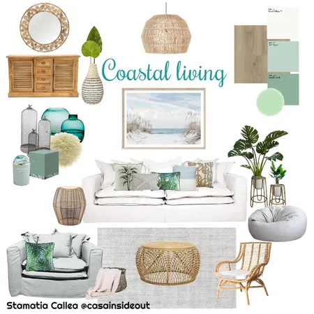 COSTAL Interior Design Mood Board by Casa Inside Out on Style Sourcebook