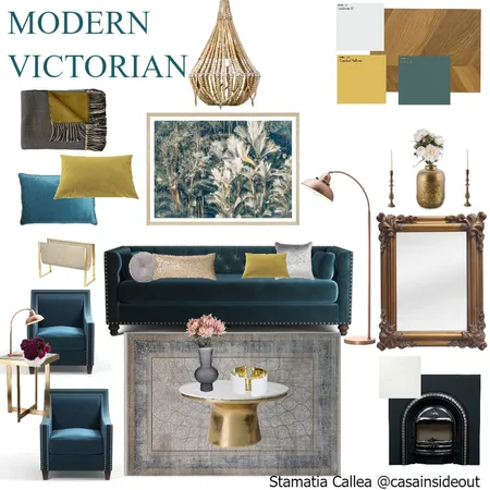 Modern Victorian Interior Design Mood Board by Casa Inside Out on Style Sourcebook