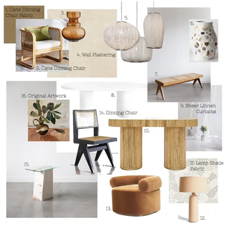 Dining Room Interior Design Mood Board by gracie.emery on Style Sourcebook