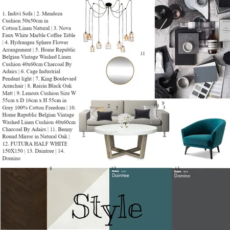 MOOD BOARD MOD.3 Interior Design Mood Board by Luminita on Style Sourcebook