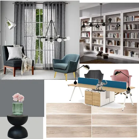 кабинет Interior Design Mood Board by mlugovaya on Style Sourcebook