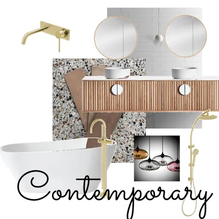 contemporary bathroom Interior Design Mood Board by VanessaMod on Style Sourcebook