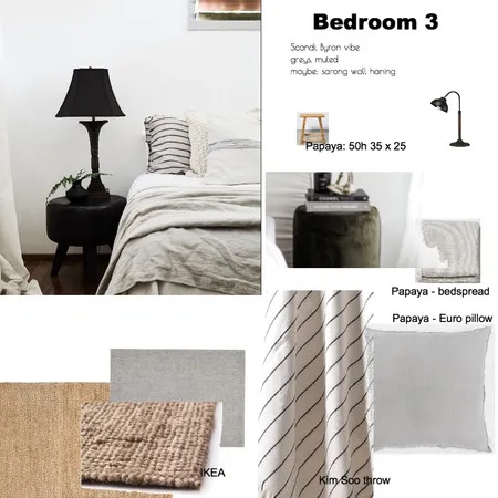 Bedroom 3 Interior Design Mood Board by Karin on Style Sourcebook