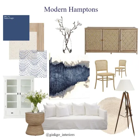 Modern Hamptons Interior Design Mood Board by Ginkgo Interiors on Style Sourcebook