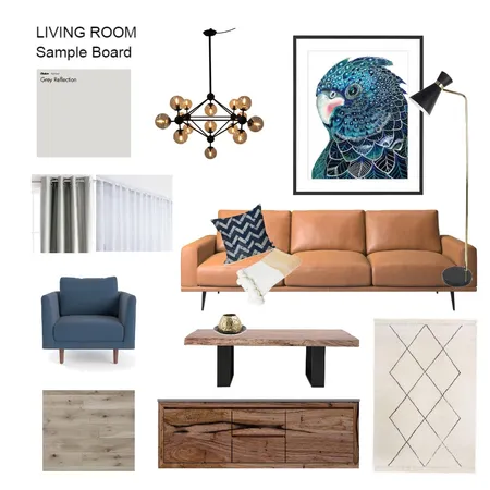 Living Room Sample Board Interior Design Mood Board by vingfaisalhome on Style Sourcebook