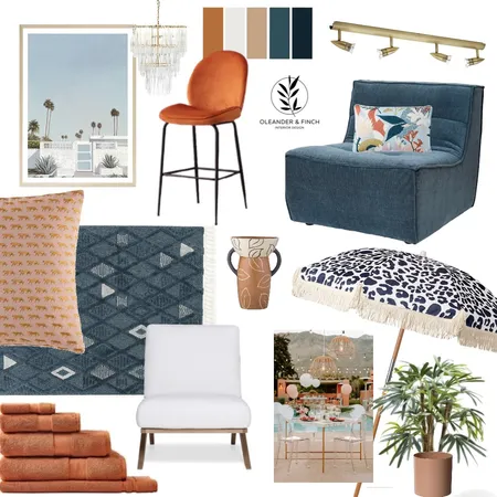 Spring palms Interior Design Mood Board by Oleander & Finch Interiors on Style Sourcebook