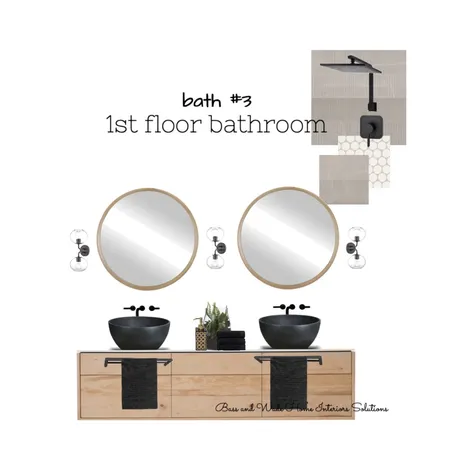 Secondary Bathroom Interior Design Mood Board by Bass and Wade Home Interior Solutions on Style Sourcebook