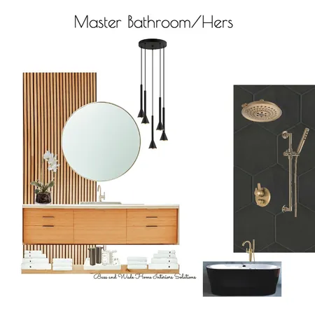 Master Bathroom/hers Interior Design Mood Board by Bass and Wade Home Interior Solutions on Style Sourcebook