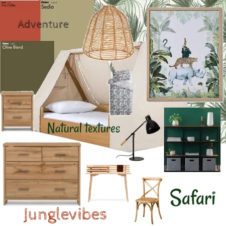 Childsroom Safari ($4000) Interior Design Mood Board by maximalistnz on Style Sourcebook