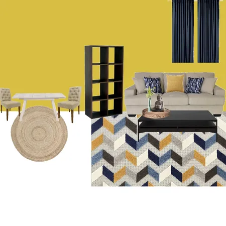 Living room mustrad Interior Design Mood Board by NeethuRJ on Style Sourcebook