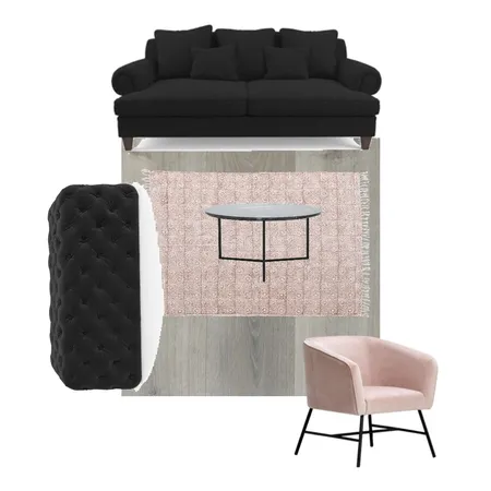 Black/Pink Interior Design Mood Board by aperch on Style Sourcebook
