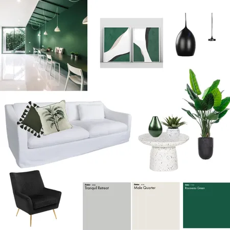 Accented achromatic Interior Design Mood Board by ShaeForster on Style Sourcebook