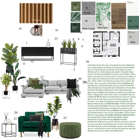 Module 8 Interior Design Mood Board by Kristy Wooden on Style Sourcebook