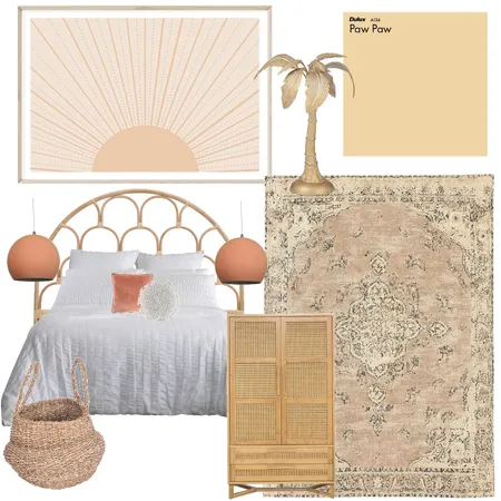 Relaxed Corals Interior Design Mood Board by MaddieBendell on Style Sourcebook