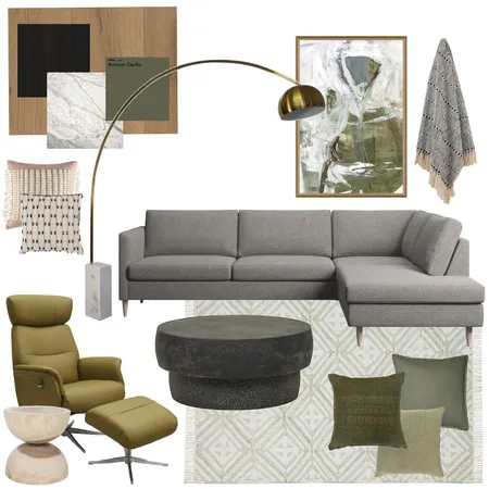 Media Room Interior Design Mood Board by Barah on Style Sourcebook